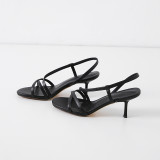 Arden Furtado summer 2019 fashion trend women's shoes stilettos heels slip-on black sexy elegant  beige new office lady sandals