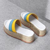 Arden Furtado summer 2019 fashion trend women's shoes ethnic slippers concise retro classics leather classics mixed colors