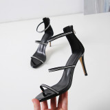 Arden Furtado summer 2019 fashion trend women's shoes stilettos heels sexy new elegant sandals mature narrow band office lady