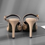 Arden Furtado summer 2019 fashion women's shoes pointed toe stilettos heels pure color sexy slippers elegant concise mature