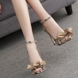 Arden Furtado summer 2019 fashion  women's shoes sexy elegant serpentine sandals buckle party shoes personality concise