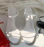 Arden Furtado summer fashion women's shoes stilettos heels sexy elegant white buckle strap red yellow sandals party shoes 43