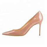 Arden Furtado Summer Fashion Women's Shoes Pointed Toe Apricot Stilettos Heels Slip-on Pumps Concise Office Lady Shallow Mature