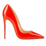 Arden Furtado Summer Fashion Trend Women's Shoes Pointed Toe Stilettos Heels Orange Slip-on Pumps Office Lady Shallow Mature