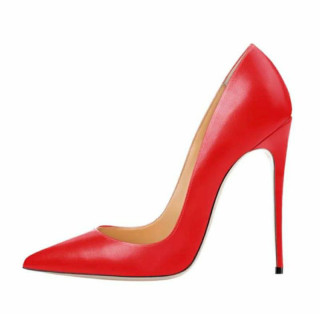 Arden Furtado Summer Fashion Women's Shoes Pointed Toe Stilettos Heels Slip-on Pumps Pure Color Sexy Concise Office Lady red heels