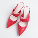 Arden Furtado Summer Fashion Trend Women's Shoes Pure Color Concise Mules Pointed Toe Stilettos Heels Slippers  Sexy Elegant