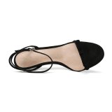 Arden Furtado Summer Fashion Trend Women's Shoes Concise Narrow Band Stilettos Heels  Sexy Elegant Pure Color Sandals Buckle
