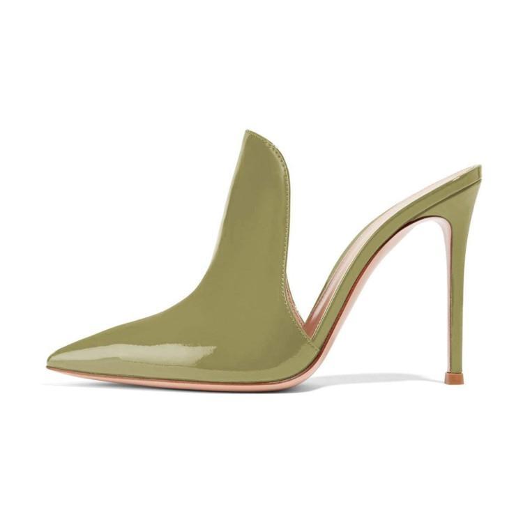 red yellow green heels