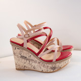 Arden Furtado Summer Fashion Trend Women's Shoes   Sexy Elegant Pure Color Buckle Concise Sandals Classics Waterproof