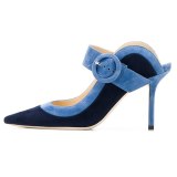 Arden Furtado Summer Fashion Trend Women's Shoes Pointed Toe Stilettos Heels Pure Color Sexy Elegant Slippers Mature Office Lady