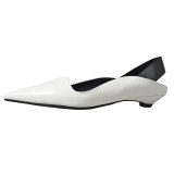 Arden Furtado Summer Fashion Women's Shoes Pointed Toe Leather Special-shaped Heels Elegant Women's Shoes Sexy Elegant