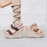 Arden Furtado Summer Fashion Trend Women's Shoes  Sexy Elegant Pure Color Sandals Office lady Ankle Strap Classics Gladiator Waterproof