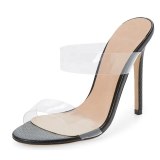 Arden Furtado Summer Fashion Trend Women's Shoes Stilettos Heels Concise Mature Narrow Band Sexy Elegant Pure Color Slippers