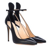 Arden Furtado Summer Fashion Women's Shoes Pointed Toe Stilettos Heels Sandals Shallow Buckle Mature high heels