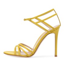 Arden Furtado Summer Fashion Trend Women's Shoes Sexy Elegant Pure Color gold Narrow Band Concise Sandals Buckle Party Shoes