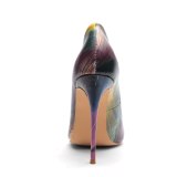 Arden Furtado Summer Fashion Trend Women's Shoes Pointed Toe Stilettos Heels Slip-on ClassicsOffice lady Pure Color Sweet Pumps