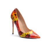 Arden Furtado Summer Fashion Women's Shoes Pointed Toe Stilettos Heels Mixed Colors Sexy Classics Elegant Slip-on Big size 45
