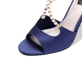 Arden Furtado Summer Fashion Trend Women's Shoes Stilettos Heels  Sexy Elegant Pure Color Narrow Band Sandals Office lady