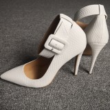 Arden Furtado Summer Fashion Trend Women's Shoes Pointed Toe Stilettos Heels  Sexy Classics Elegant Pure Color  Big size 47