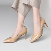 Arden Furtado Summer Fashion Trend Women's Shoes Pointed Toe Stilettos Heels pumps Pure Color Slip-on Mature Elegant Stilettos Heels  Big size 43