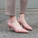 Arden Furtado Spring And autumn Fashion Women's Shoes Pointed Toe Stilettos Heels  Sexy Elegant Pure Color
