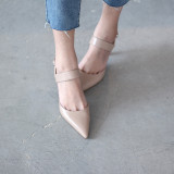 Arden Furtado Summer Fashion Trend Women's Shoes Pointed Toe Stilettos Heels  Sexy Elegant Pure Color Sandals
