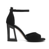 Arden Furtado Summer Fashion Trend Women's Shoes Chunky Heels Concise Sexy Elegant Office lady Sandals Buckle Party Shoes