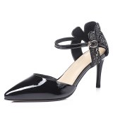 Arden Furtado Summer Fashion Trend Women's Shoes Pointed Toe Stilettos Heels Sandals  Buckle Concise Office Lady Sexy Elegant