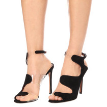 Arden Furtado Summer Fashion Trend Women's Shoes Stilettos Heels  Sexy Elegant Buckle Classics black Party Shoes  Big size 45