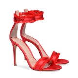 Arden Furtado Summer Fashion Trend Women's Shoes Stilettos Heels Classics Sexy Elegant Pure Color Buckle Sandals Narrow Band