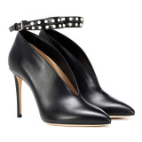 Arden Furtado Summer Fashion 2019 Women's Shoes Pointed Toe Stilettos Heels Sexy Elegant buckle Pumps Elegant Leather