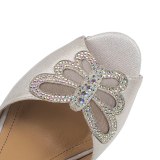 Arden Furtado Summer Fashion  Women's Shoes Pure Color Sandals Buckle Classics Butterflies Waterproof Leather concise Buckle
