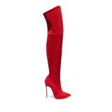 Arden Furtado Fashion Women's Shoes Winter  Pointed Toe Stilettos Heels Pure Color Concise Classics Over The Knee High Boots