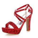 Arden Furtado Summer Fashion  Women's Shoes Chunky Heels  Sexy Elegant Pure Color Sandals Buckle Sling Back  Party Shoes