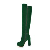 Arden Furtado Fashion Women's Shoes Winter  Pointed Toe Pure Color Concise Waterproof Women's Boots  Matte Knee High Boots