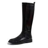 Arden Furtado Fashion Women's Shoes Winter  Sexy Elegant Ladies Boots Pure Color Round Toe Knee High Boots Concise Personality