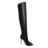Arden Furtado Summer Fashion Trend Women's Shoes  Sexy Elegant Ladies Boots Pure Color Peep Toe Over The Knee High Boots 