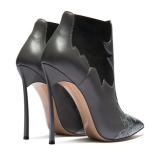 Arden Furtado spring autumn zipper sexy Serpentine stilettos high heels party shoes ladies pointed toe ankle boots