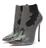 Arden Furtado spring autumn zipper sexy Serpentine stilettos high heels party shoes ladies pointed toe ankle boots