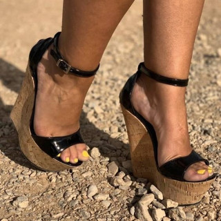 Arden furtado 2019 summer Fashion Women's wedges platform peep toe sandals shoes big size 45