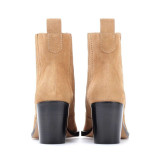 Arden Furtado Fashion Women's Shoes Square Head Chunky Heels Silver Women's Boots Matin boots Big size