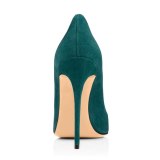 Arden Furtado Summer Fashion Trend Women's Shoes Pointed Toe Stilettos Heels Suede Sexy Elegant pure color  Slip-on Elegant
