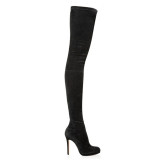 Arden Furtado Fashion Women's Shoes Winter round Toe Stilettos Heels Zipper Sexy Elegant Ladies Boots