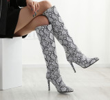 Arden Furtado Fashion Women's Shoes Winter  Pointed Toe Stilettos Heels Zipper  Sexy Elegant Ladies Boots Leather Mature