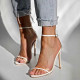 Arden Furtado Summer Fashion Trend Women's Shoes  Stilettos Heels  Sexy Elegant pure color Sandals Buckle Concise Classics
