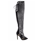 Arden Furtado Summer Fashion Women's Shoes Stilettos Heels Zipper Ankle Strap gladiator summer boots