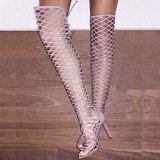 Arden Furtado Summer Fashion Women's Shoes Stilettos Heels Zipper Ankle Strap gladiator summer boots