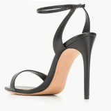 Arden Furtado Summer Fashion Trend Women's Shoes  Stilettos Heels Sexy Elegant pure color Buckle Sandals   Big size 43 