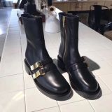 Arden Furtado Fashion Women's Shoes Winter Leather pure color Front zipper Short Boots Personality Classics Leather Mature