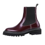 Arden Furtado Fashion Women's Shoes Winter  Sexy Elegant Ladies Boots Concise pure color Slip-on Short Boots Concise  Leather